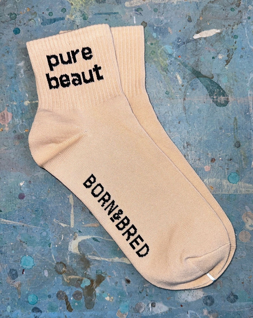 Tan Pure Beaut Ankle Sock 