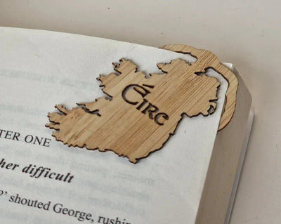 Bamboo Map Of Ireland Bookmark