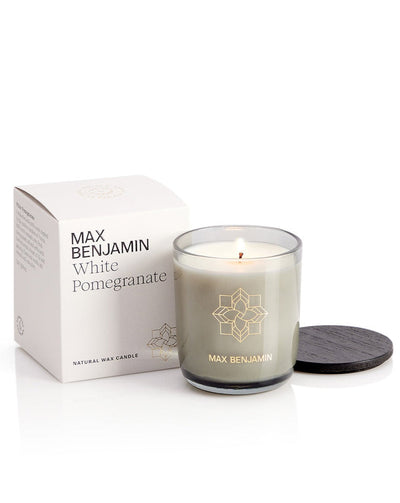 White Pomegranate Candle | Max Benjamin