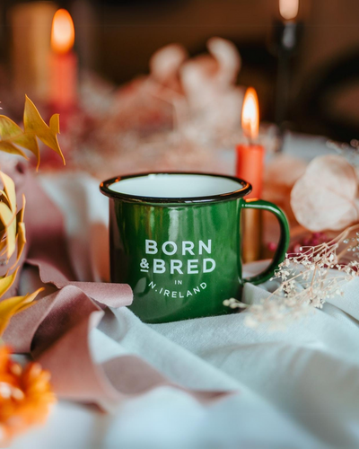 Born & Bred in Northern Ireland Enamel Mug