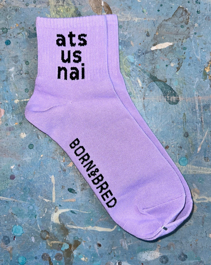 Lilac Ats Us Nai Ankle Sock