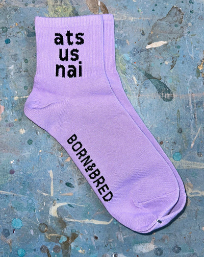 Lilac Ats Us Nai Ankle Sock