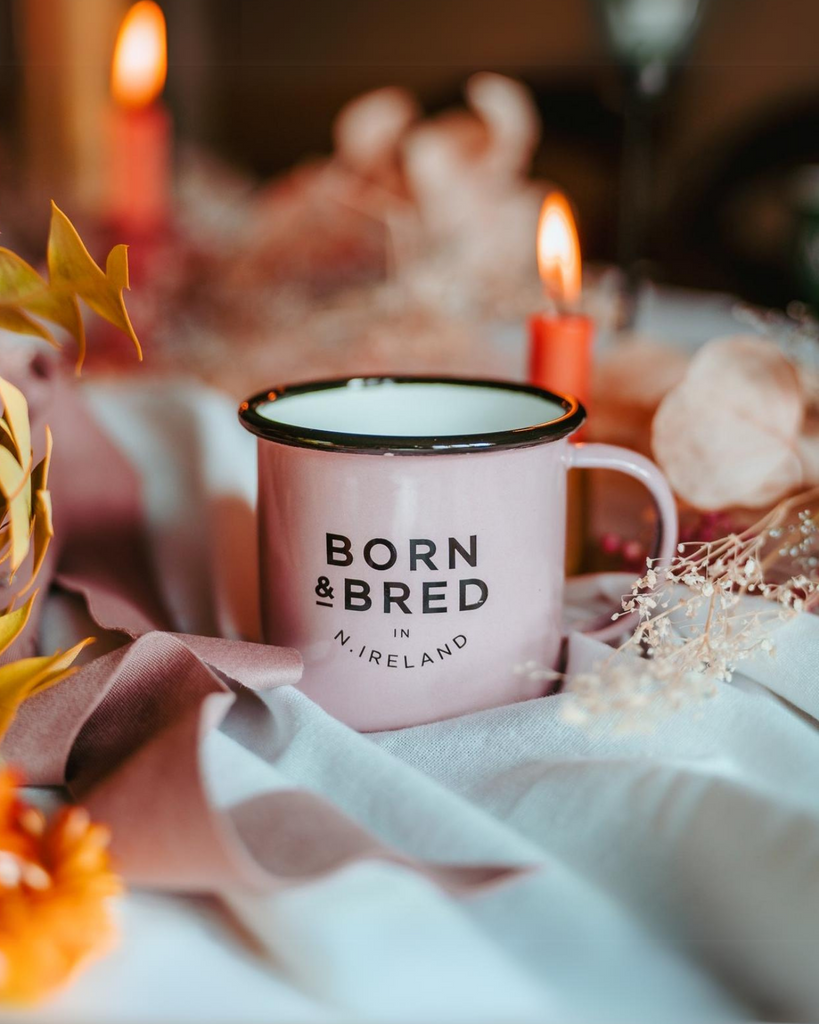 Born & Bred in Northern Ireland Enamel Mug