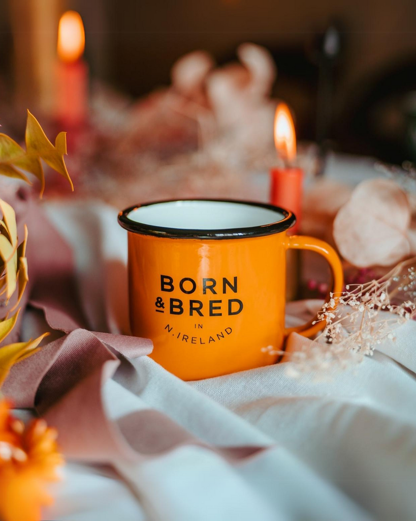 Born & Bred in Northern Ireland Enamel Mug