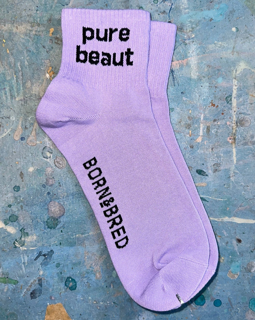 Lilac Pure Beaut Ankle Sock 