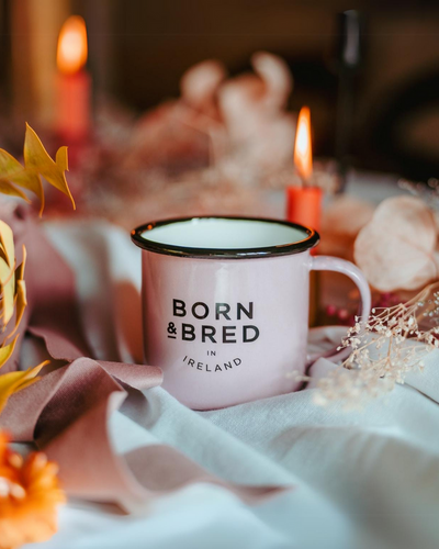 Born & Bred in Ireland Enamel Mug