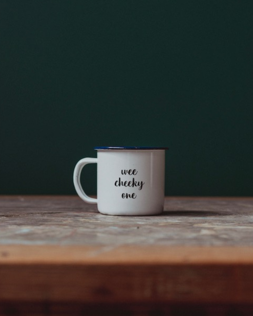 Wee Cheeky One Enamel Mug