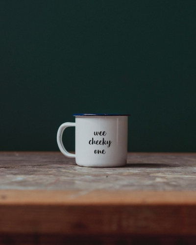 Wee Cheeky One Enamel Mug