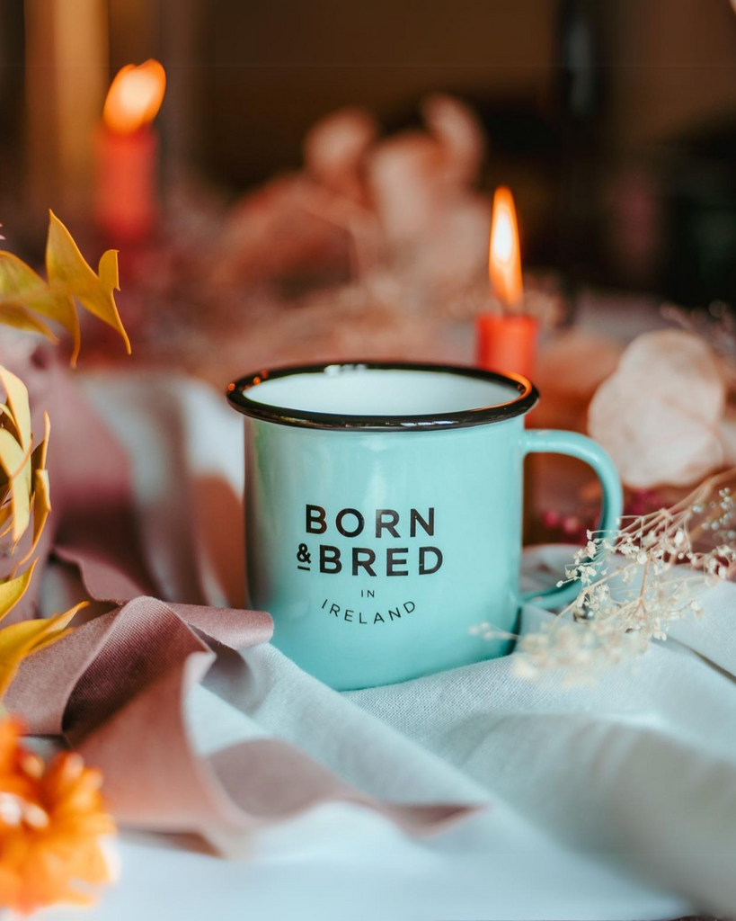 Born & Bred in Ireland Enamel Mug