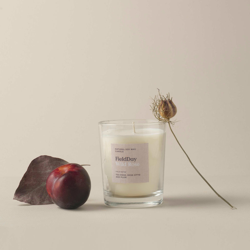 Wild Rose Large Candle