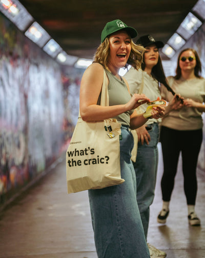 whats the craic tote bag