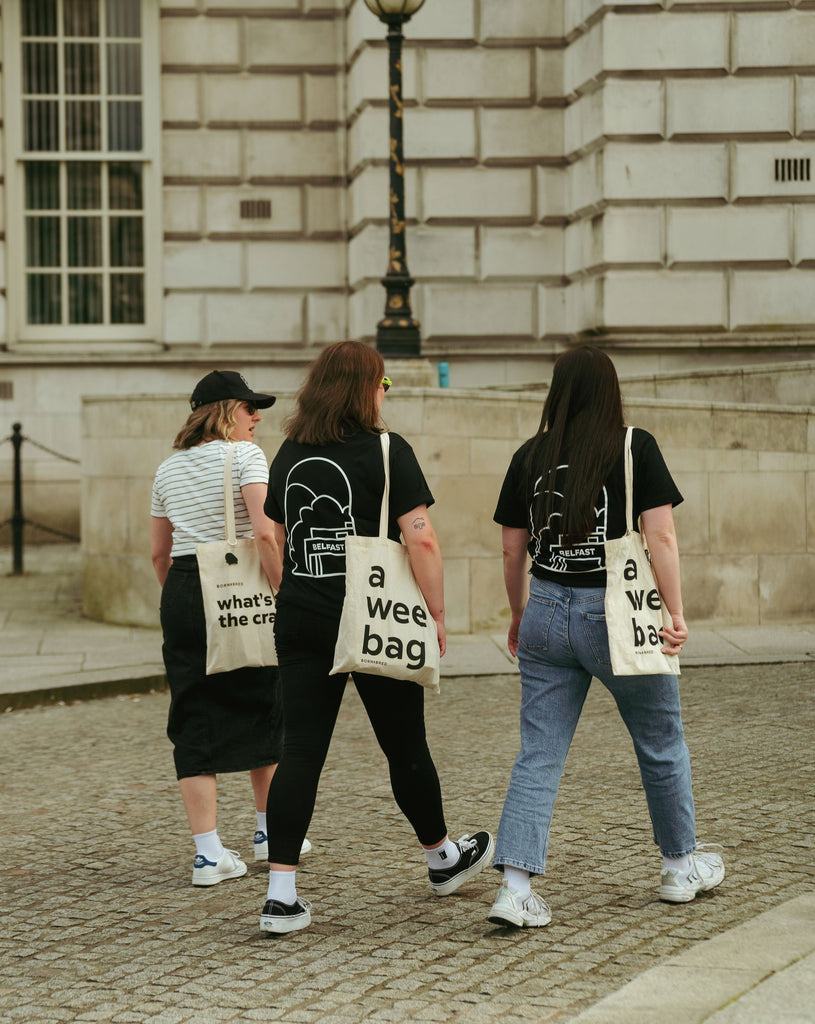 a wee bag tote bag