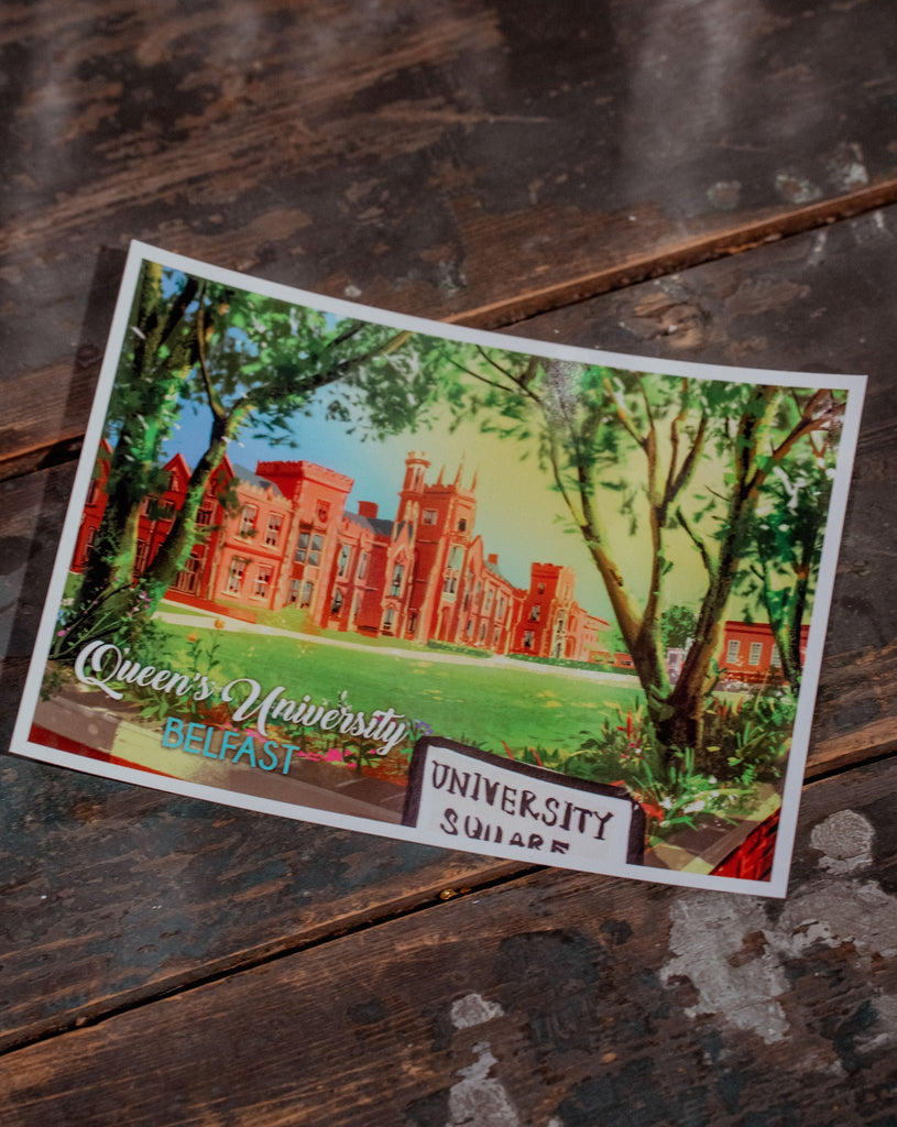 Queen's University Postcard