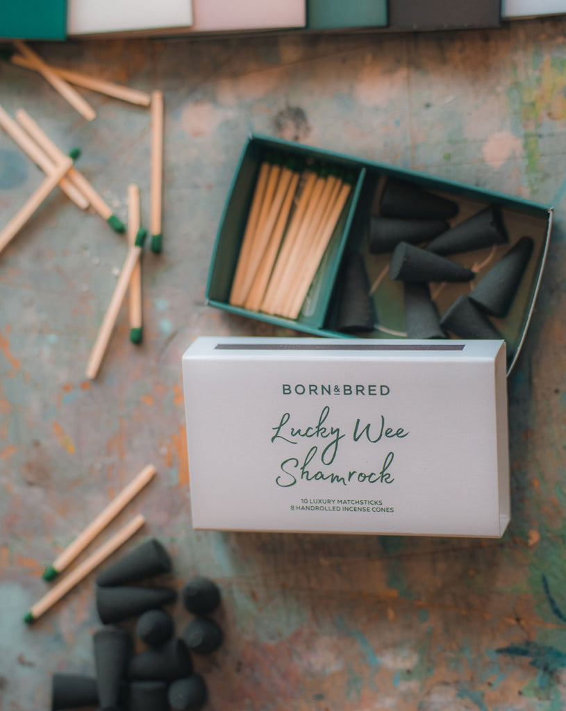 Lucky Wee Shamrock Incense Match Box