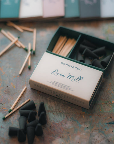 Linen Mill Incense Match Box