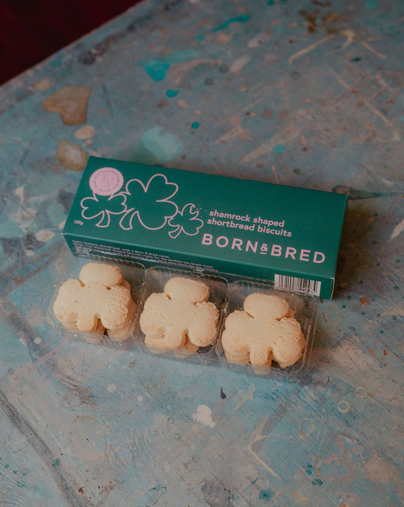 shamrock shaped shortbread