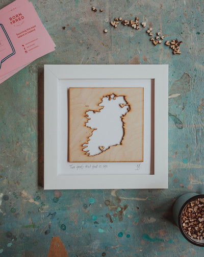 heart ireland map