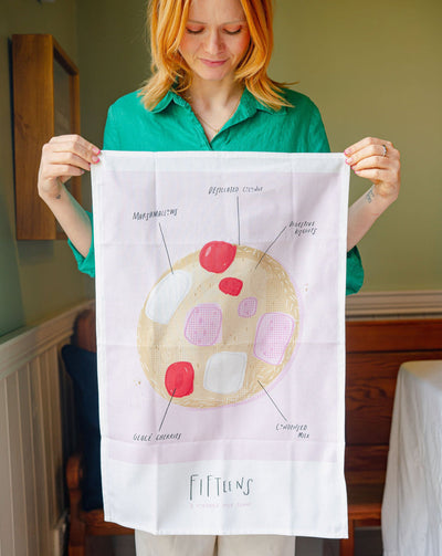 fifteens tea towel