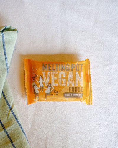 vegan orange & chocolate fudge