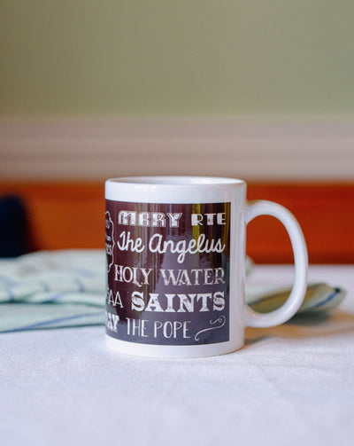 Derry Girls Catholic Blackboard Mug