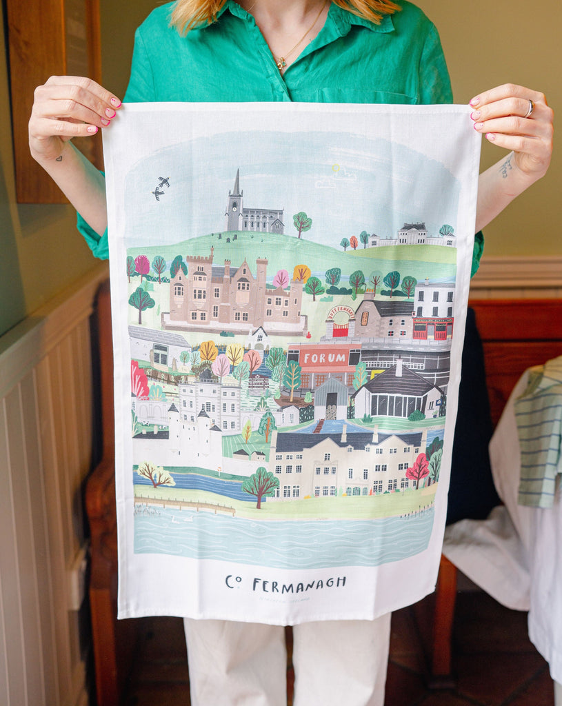 co fermenagh tea towel