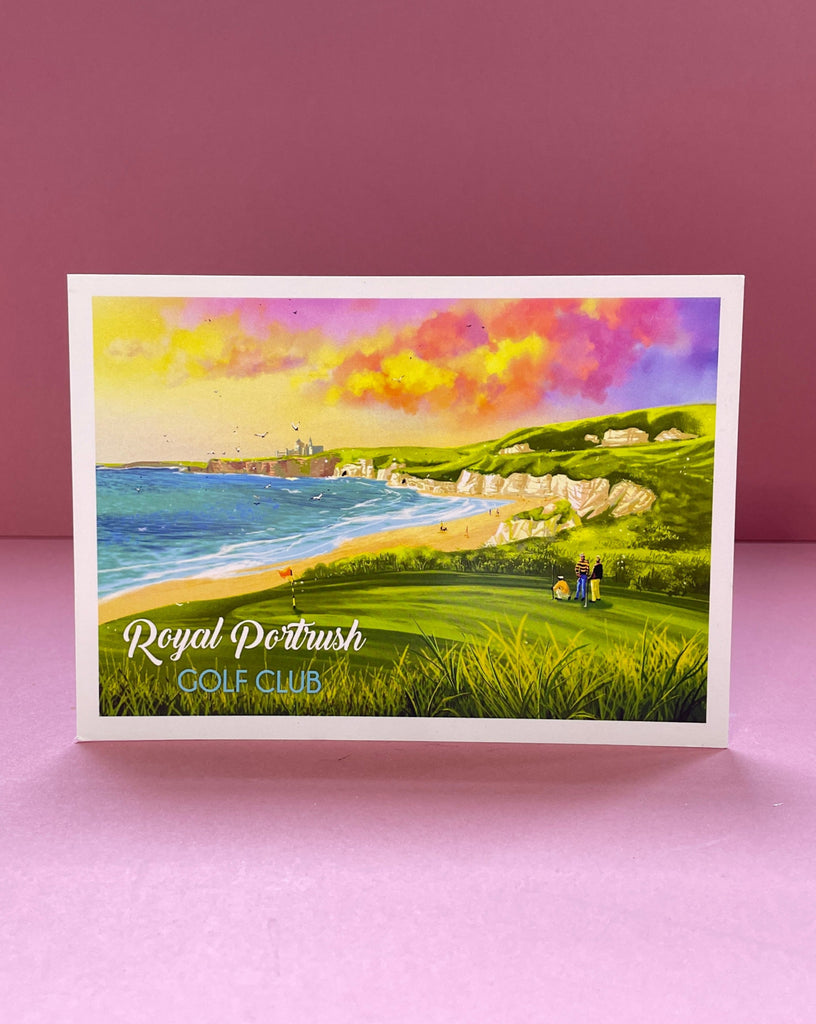 royal portrush postcard