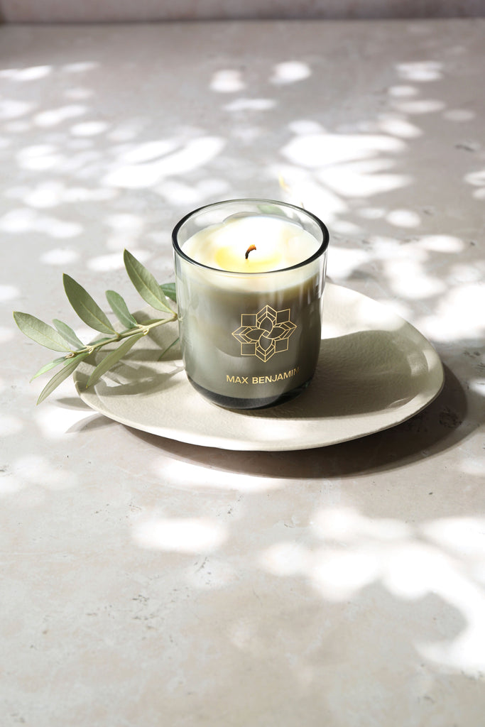 White Pomegranate Candle | Max Benjamin