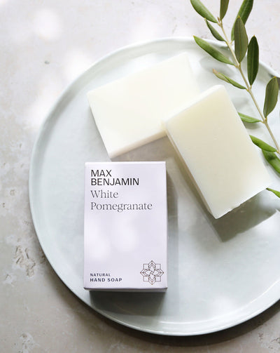 White Pomegranate Soap Bar | Max Benjamin