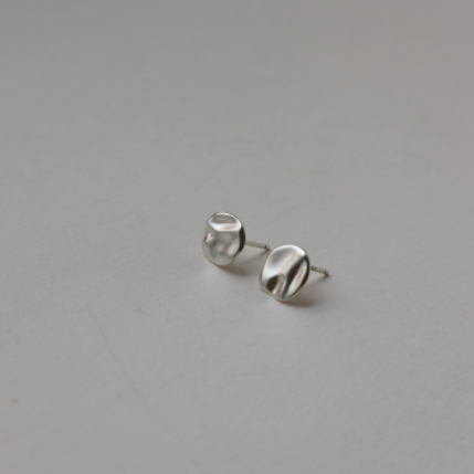 Oceane Disc Stud Earrings