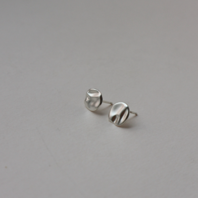 Oceane Disc Stud Earrings