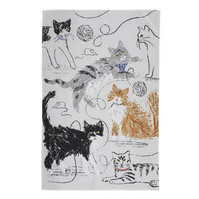 Feline Friends Tea Towel | Ulster Weavers