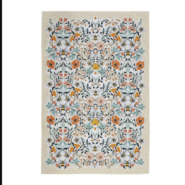 Bee Bloom Tea Towel | Ulster Weavers