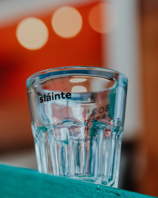 slainte shot glass