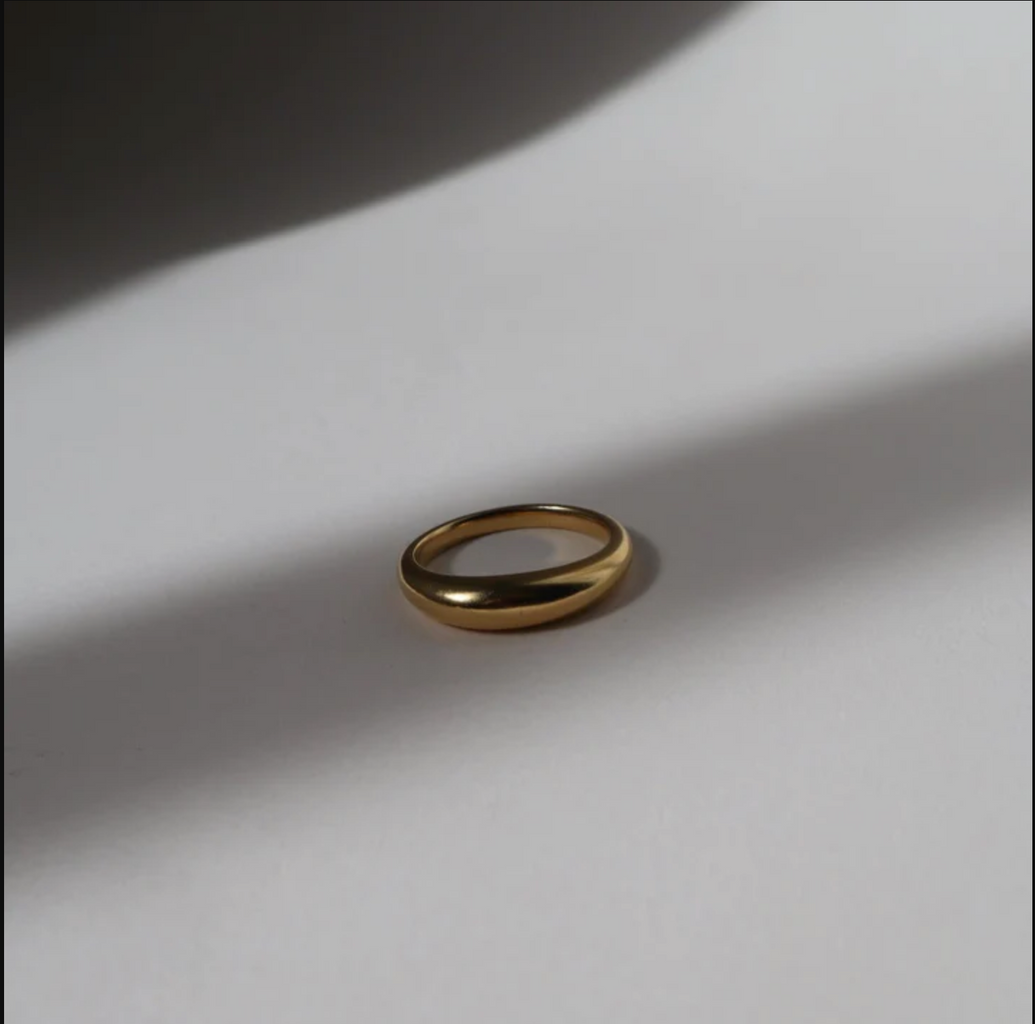 Volume Dome Ring Small- Gold | Silver