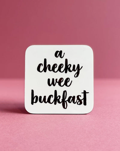 Cheeky Wee Buckfast Coaster