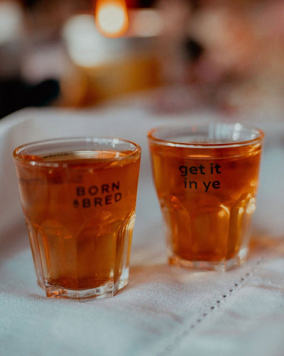 wedding northern ireland shot glass