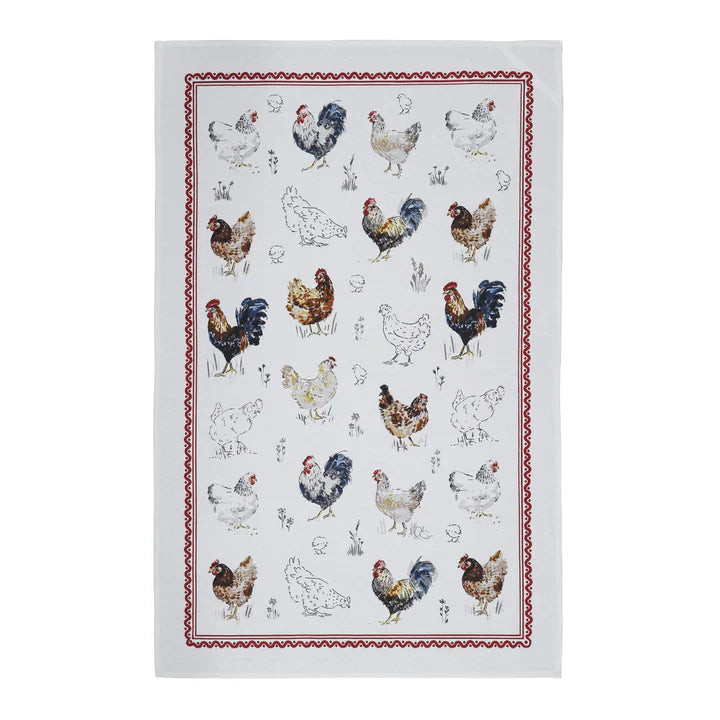 Farm Birds Tea Towel | Ulster Weavers