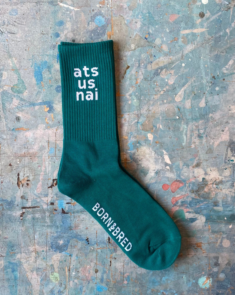 Ats Us Nai Green Sock 