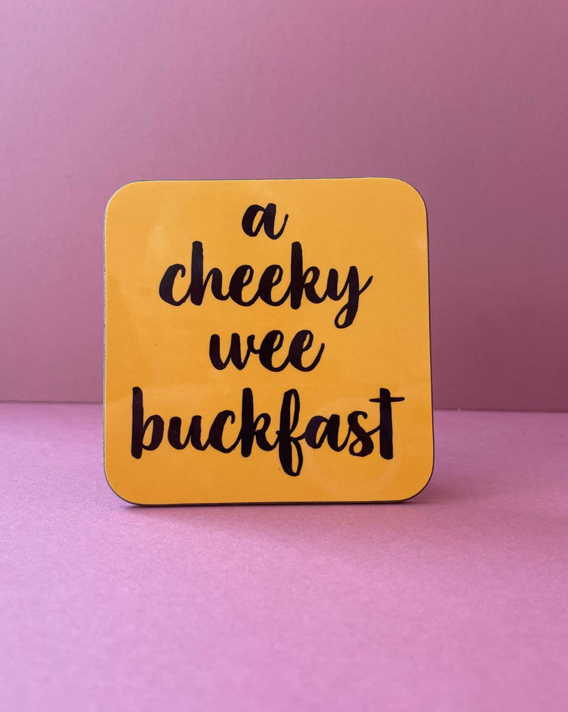 Cheeky Wee Buckfast Coaster