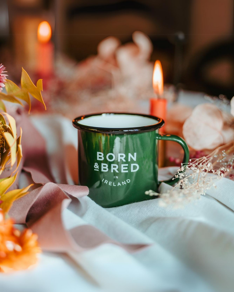 Born & Bred in Ireland Enamel Mug