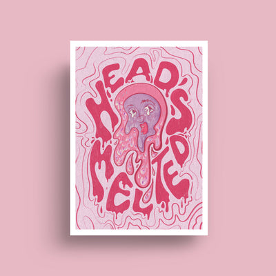 Head's Melted Print