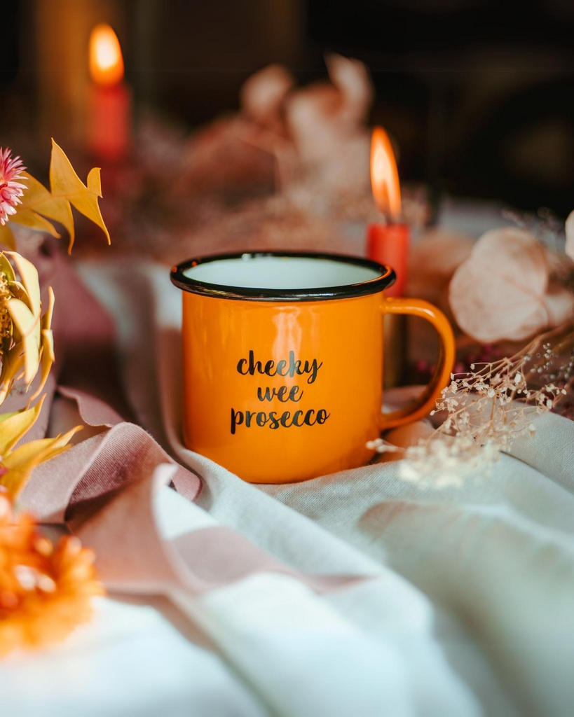 Cheeky Wee Prosecco Enamel Mug