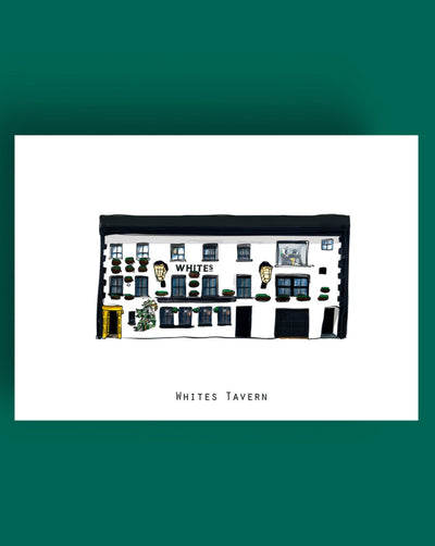 Whites Tavern Cowfield Pub Print