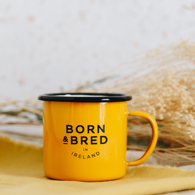Born & Bred in Ireland Mug Yellow