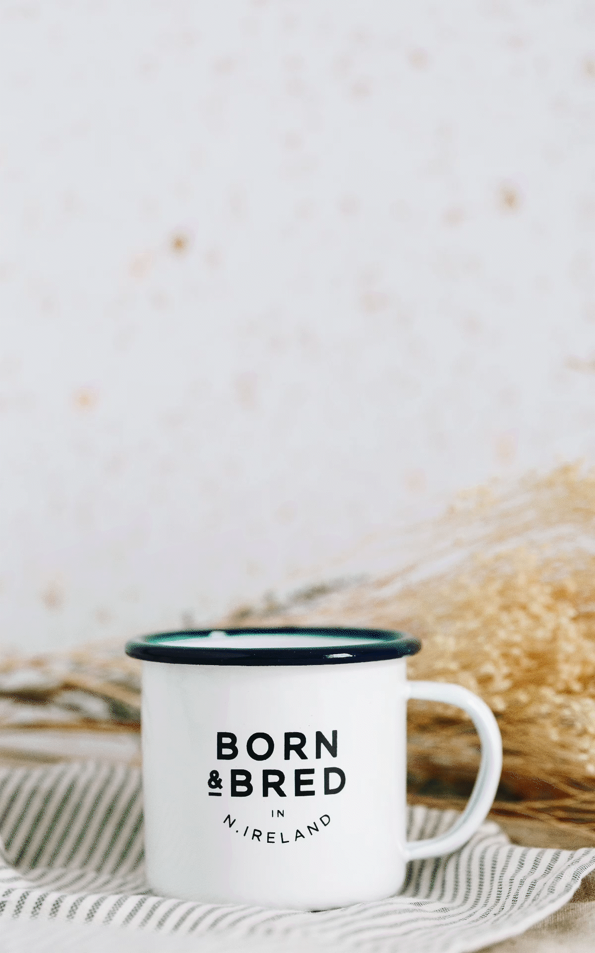 Born & Bred in Northern Ireland Mug | White
