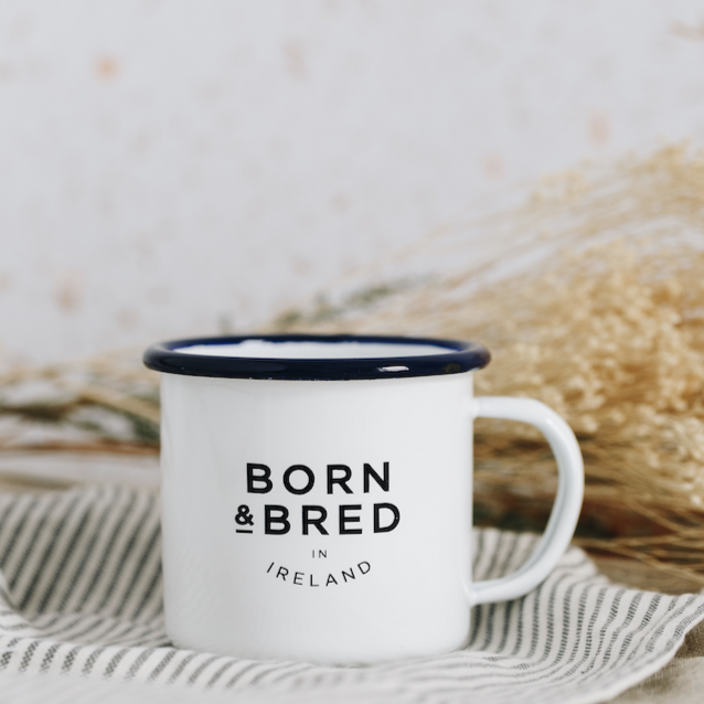 Born & Bred In Ireland Mug White