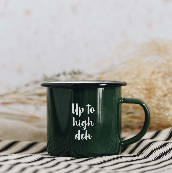 Up to High Doh Mug | Green