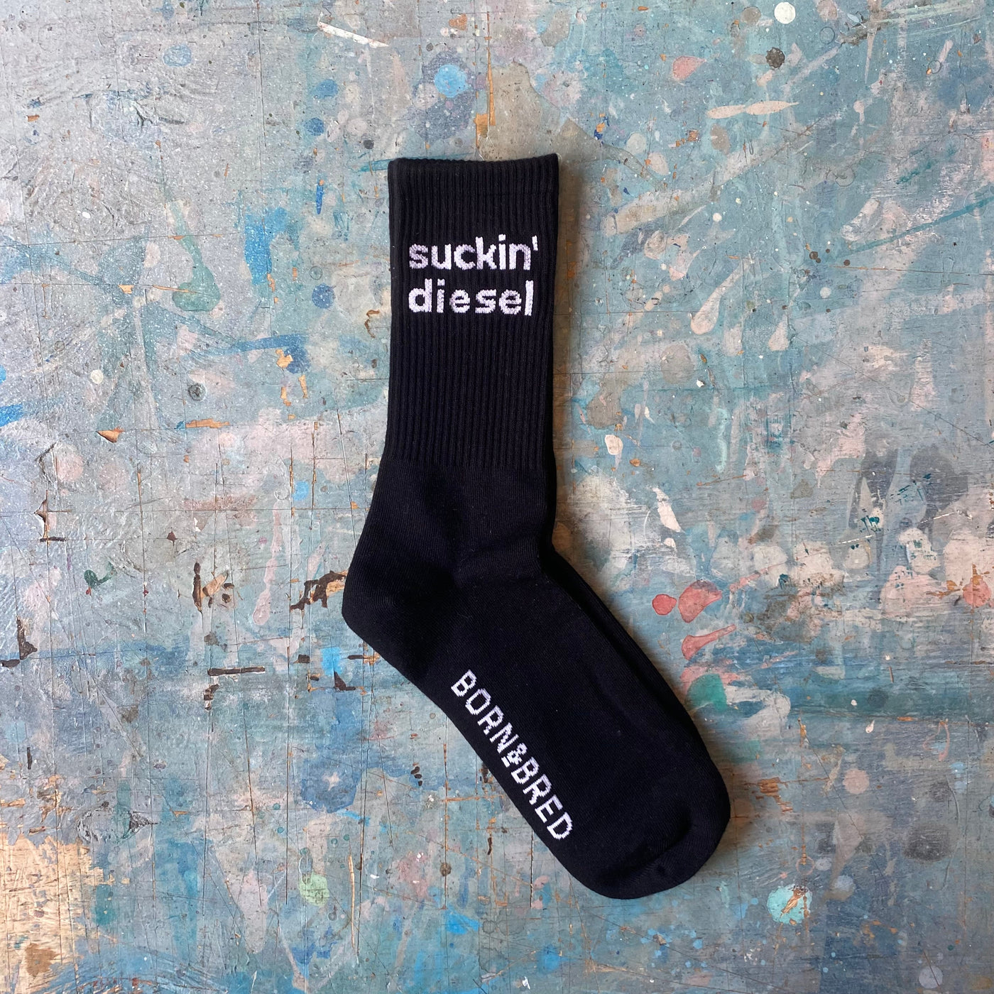 Suckin' Diesel Black Socks